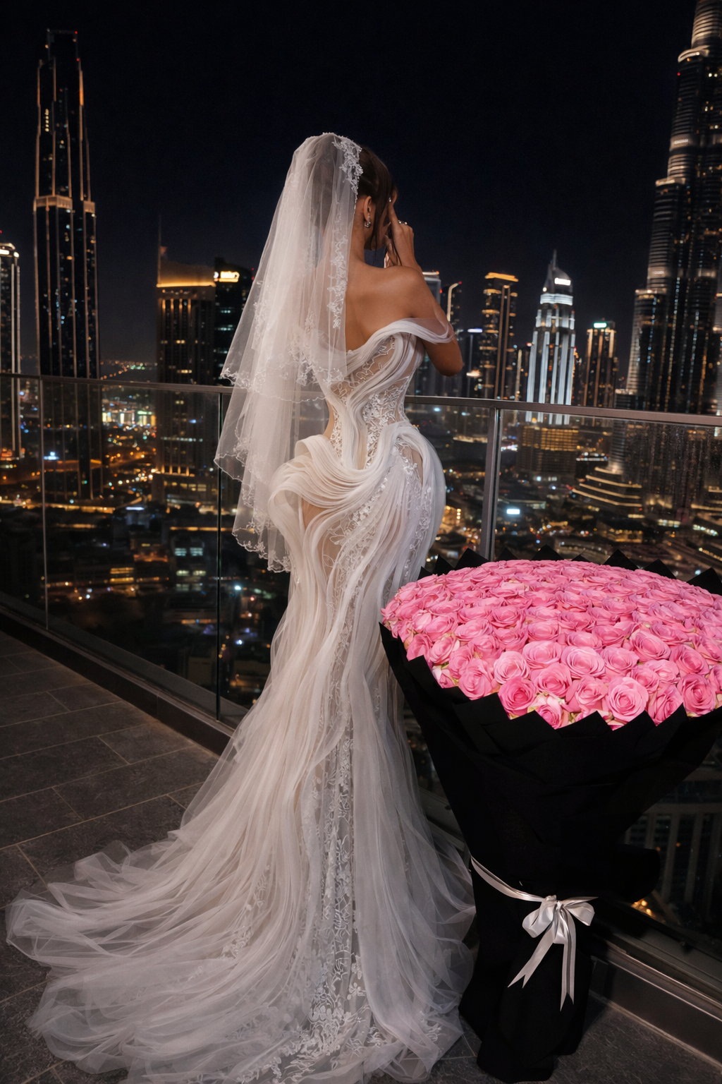MIRANDA Sculpted Couture Gown