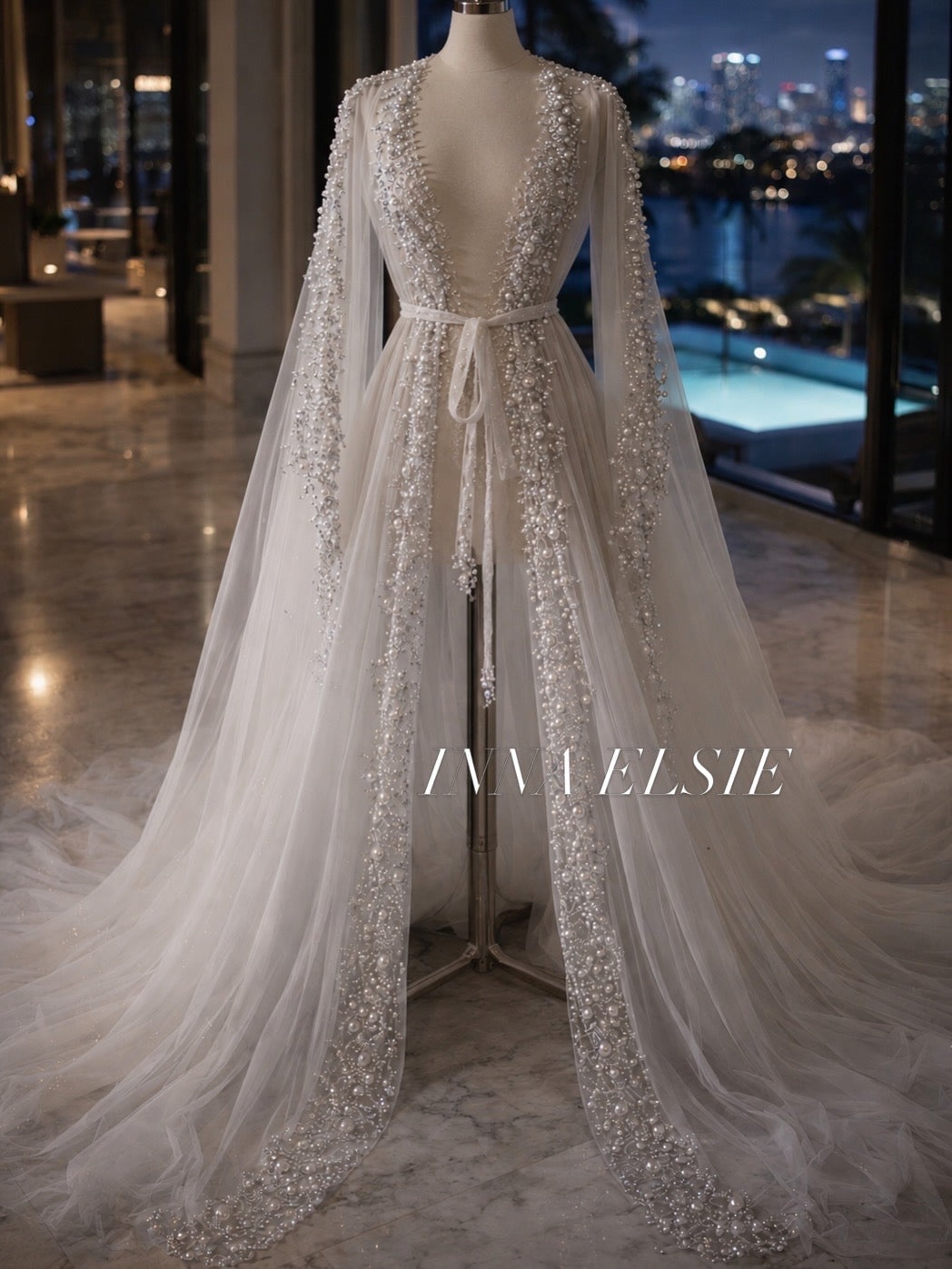 DONIA  LUXURY BRIDAL ROBE