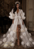 MADELEINE Luxury 3D Floral Bridal Robe