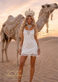 YVETTE Short Silk Dress