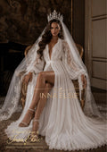 KAMILA Chiffon Bridal Robe
