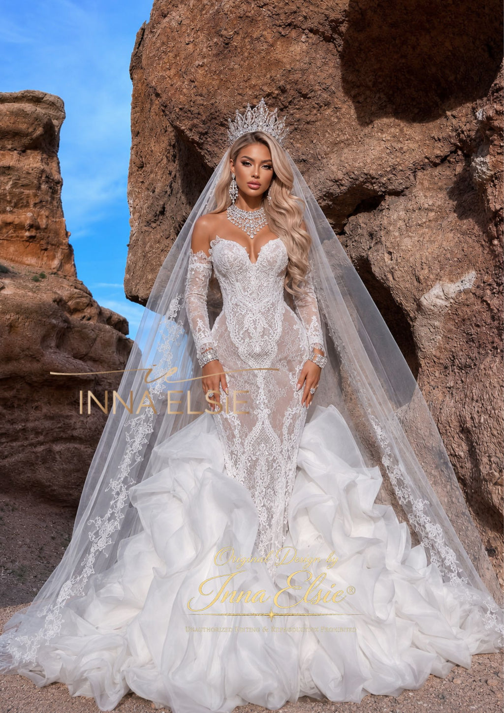 ALESSIA Lace Mermaid Wedding Dress