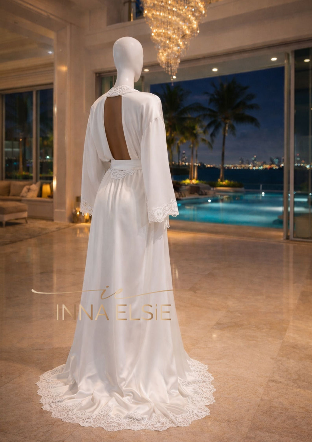 NADIN SILK ROBE