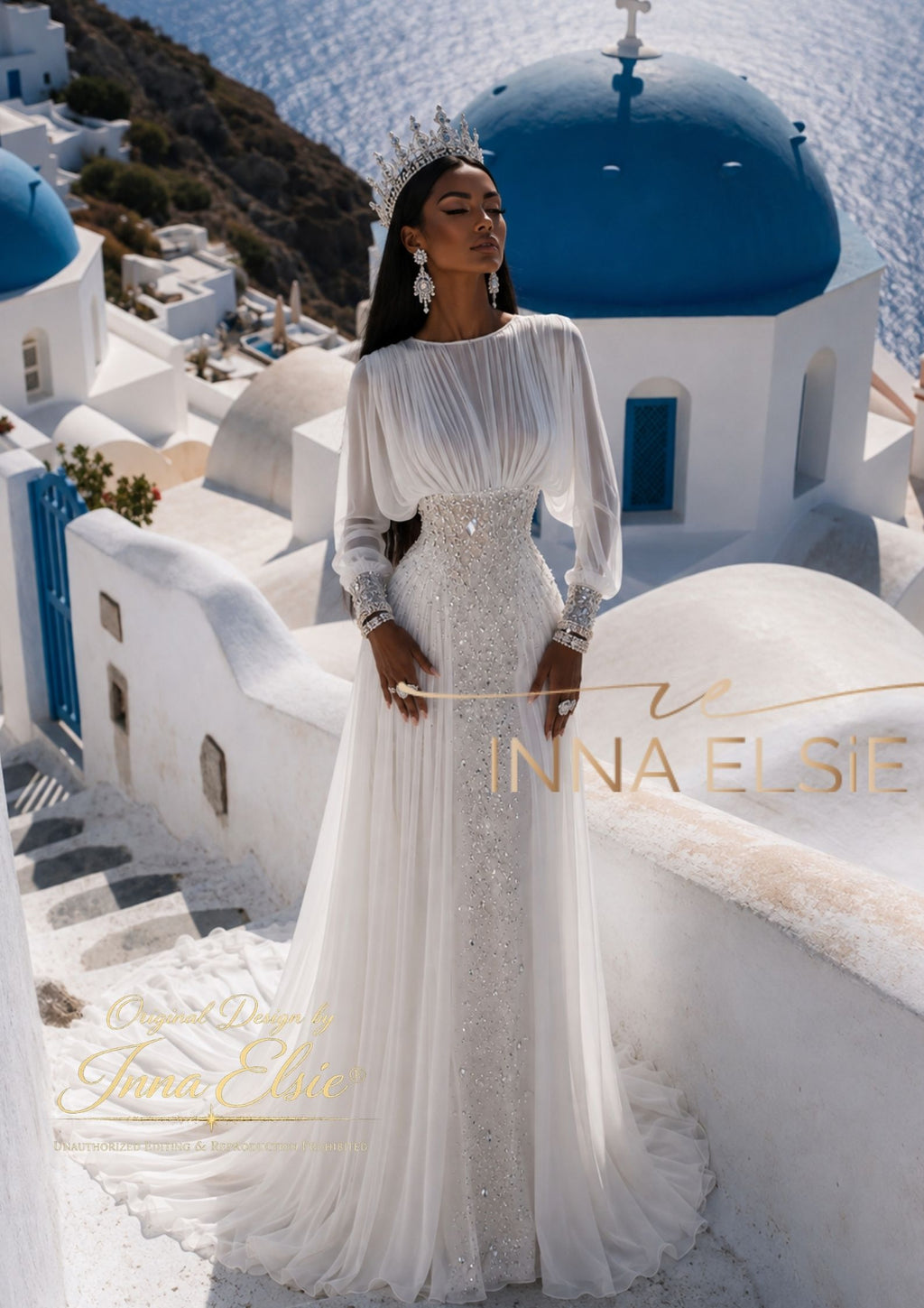 NASTASIA Flowing Wedding Gown