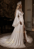 IMANI Luxury Satin Bridal Robe//Chosen by the Wives of Professional Athletes