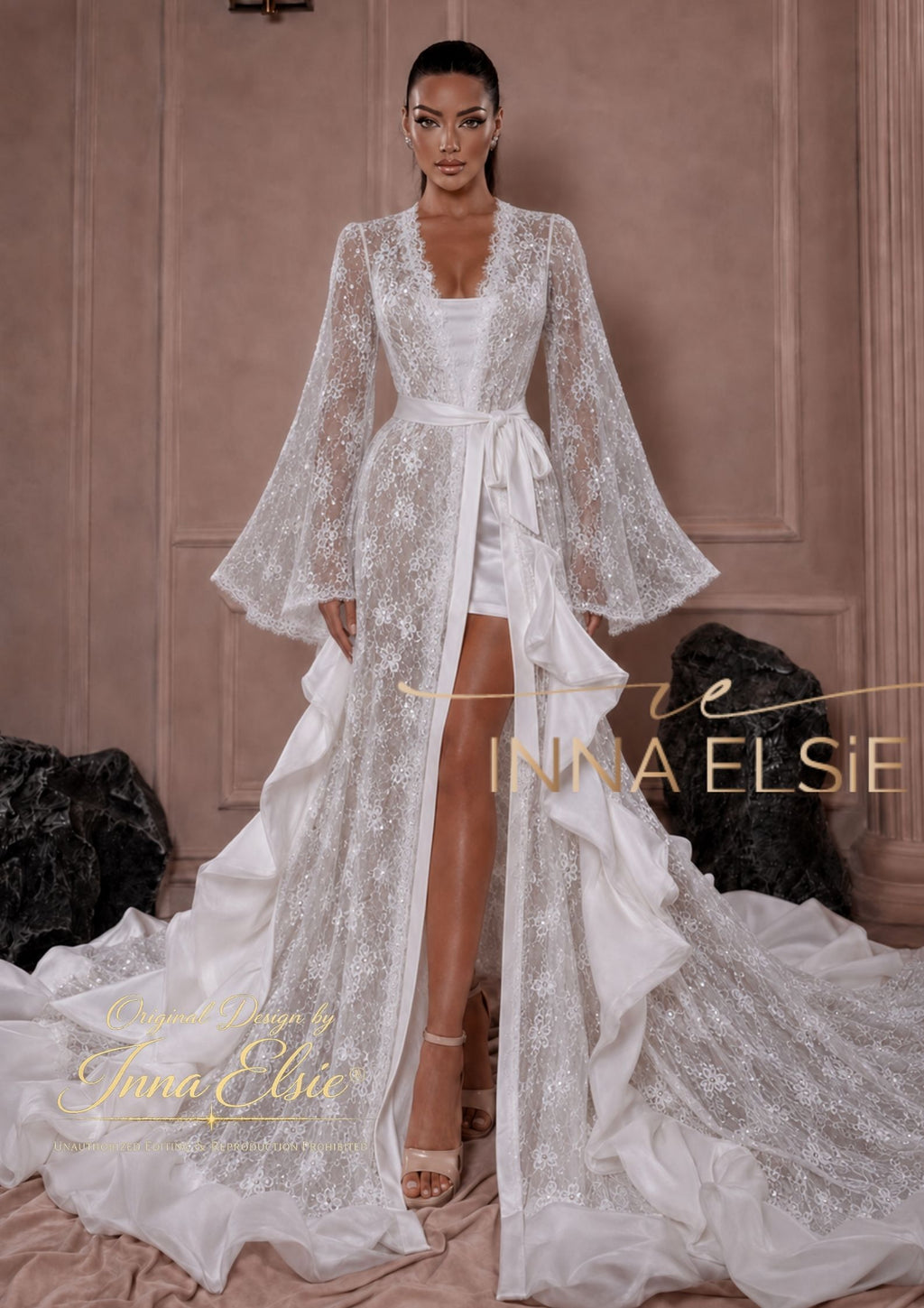 OLBIA Lace Bridal Robe