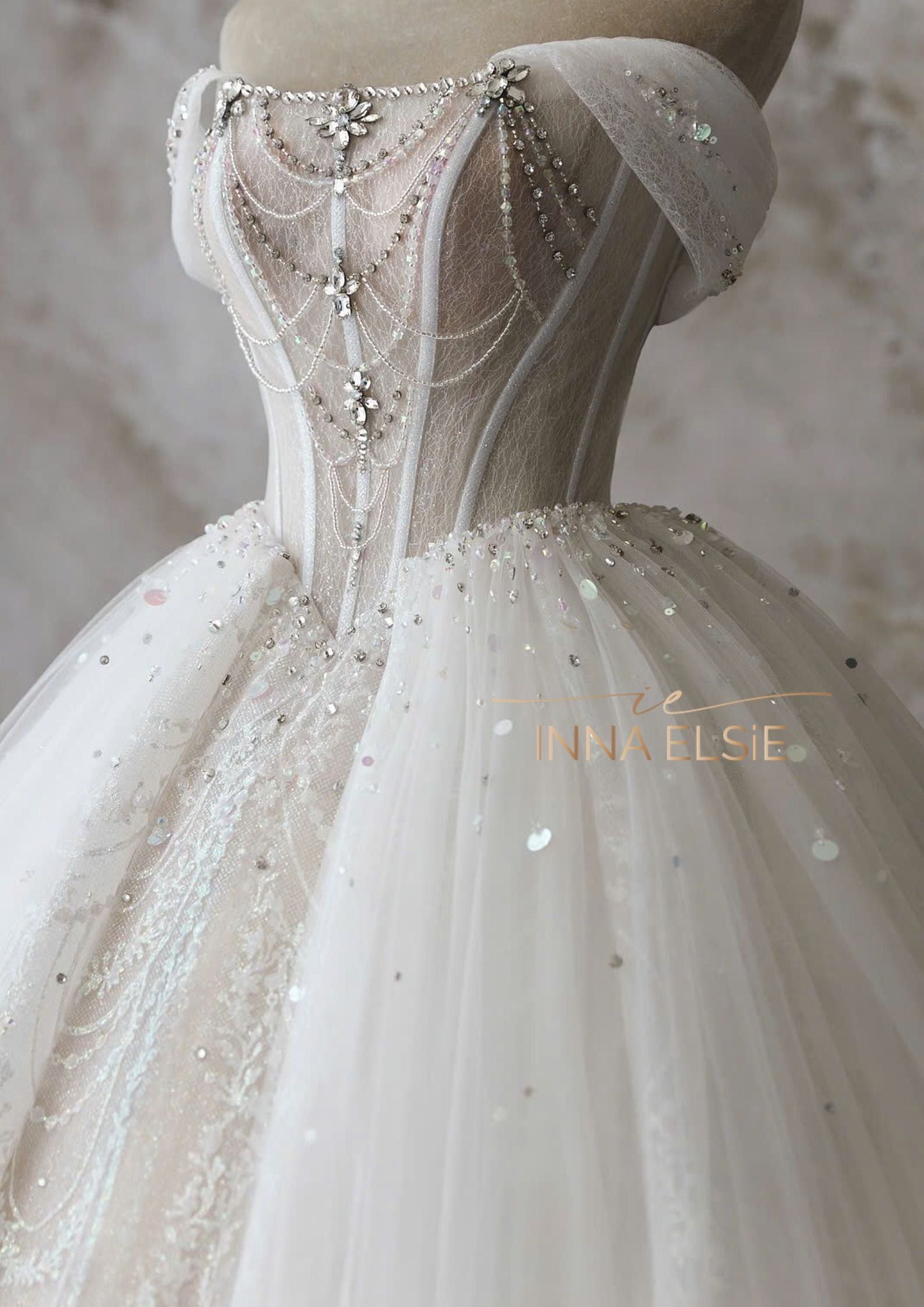 PRIANKA Royal Corset Ball Gown