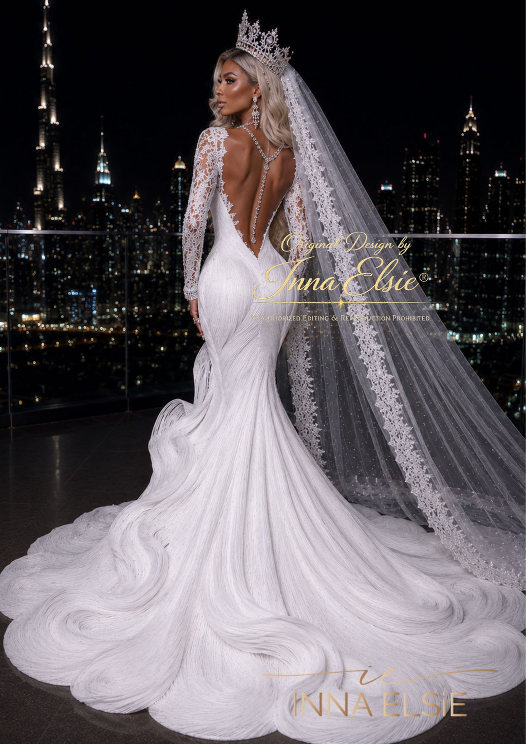 GALINNA Scuplted Couture Wedding Dress