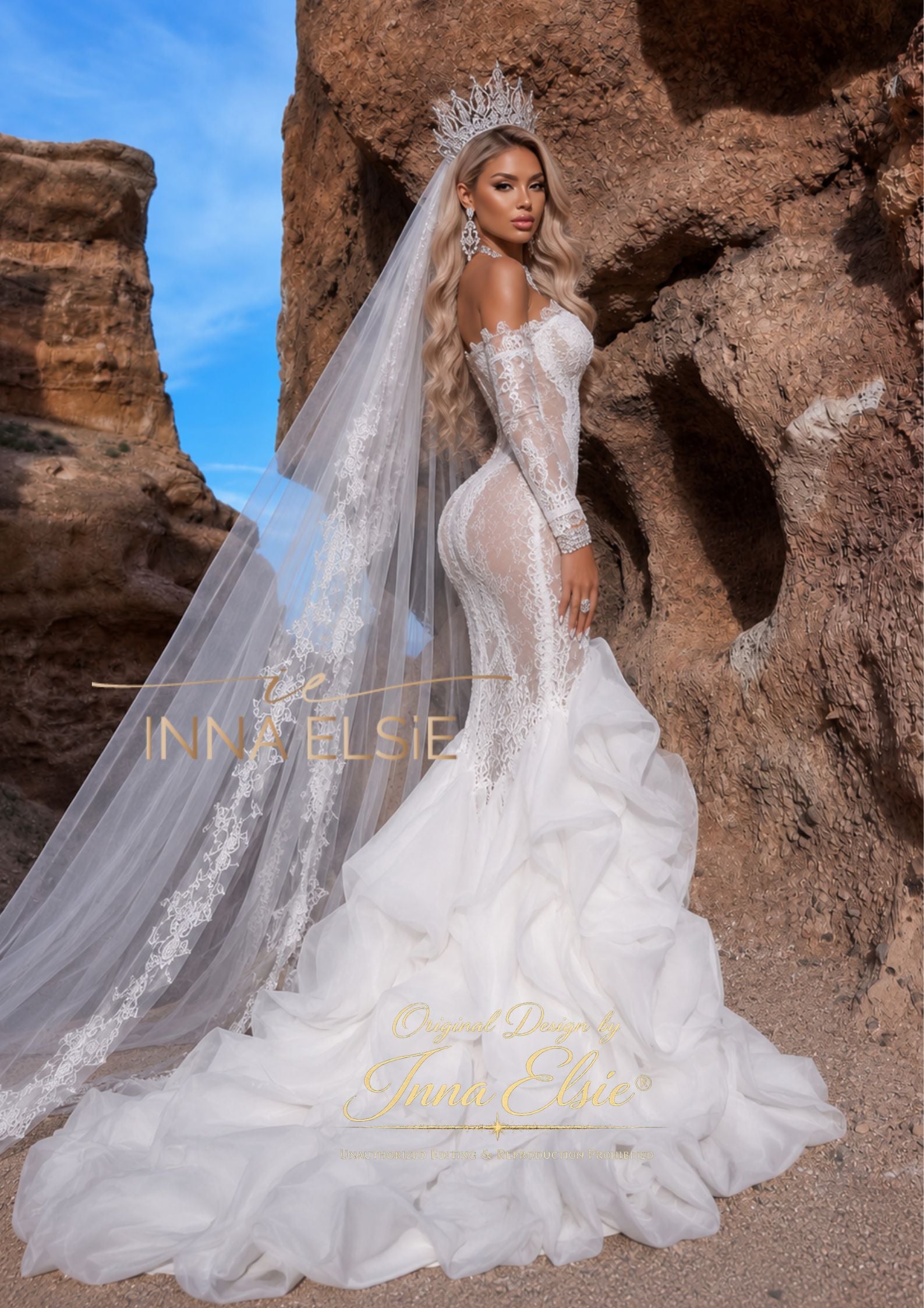 ALESSIA Lace Mermaid Wedding Dress