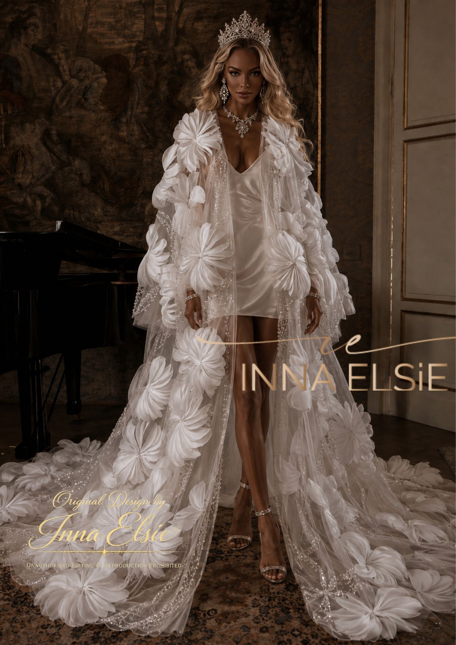 EMRATA Luxury Couture Bridal Robe