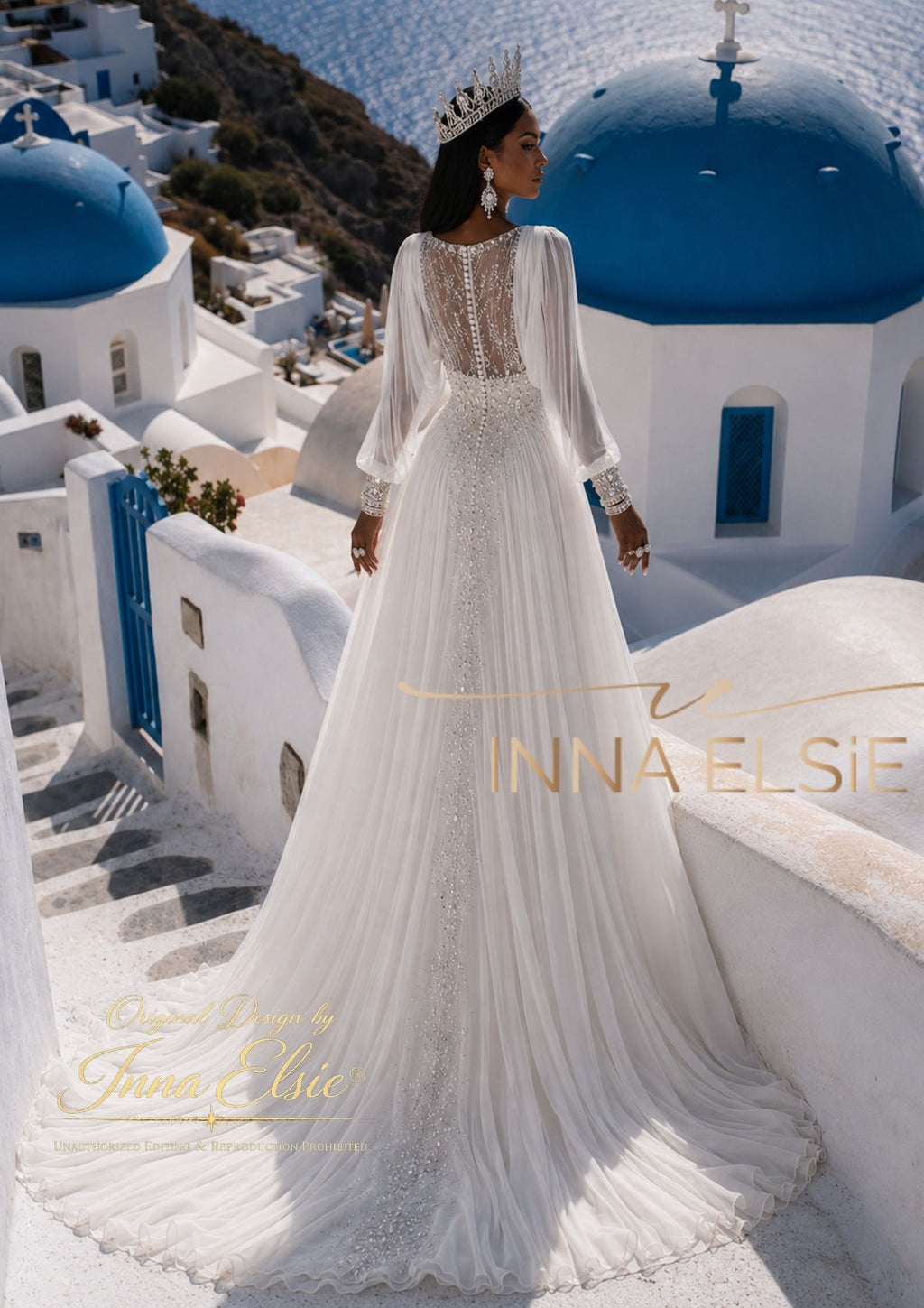 NASTASIA Flowing Wedding Gown