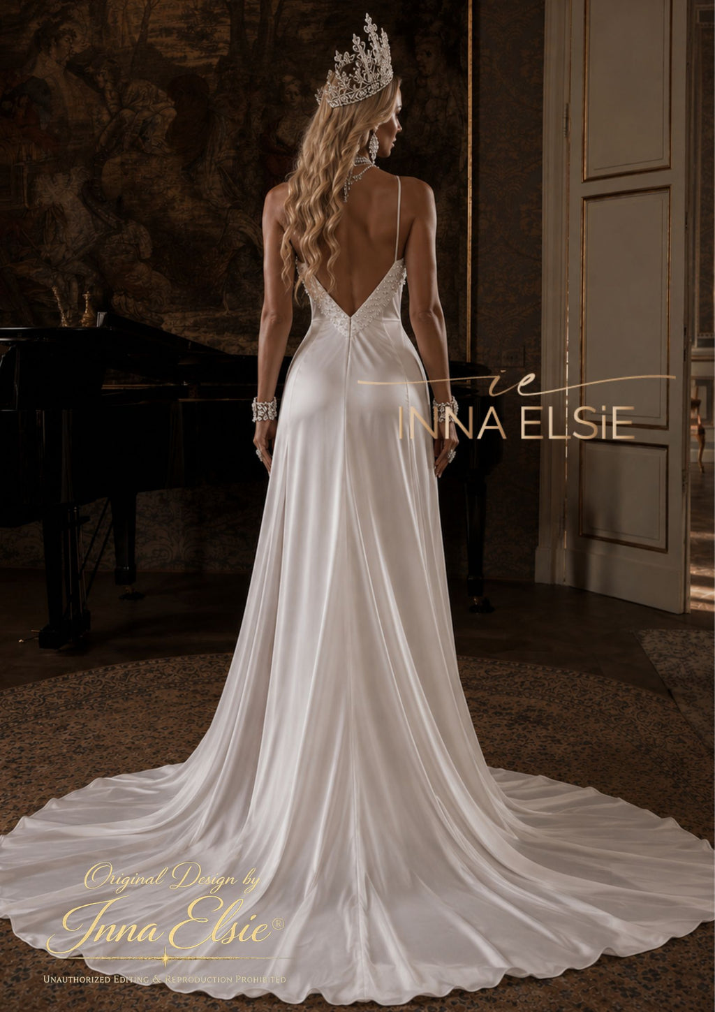 PEARLA long silk dress