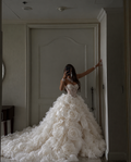 MONTANA Couture Wedding Dress with Floral Ball Gown Skirt