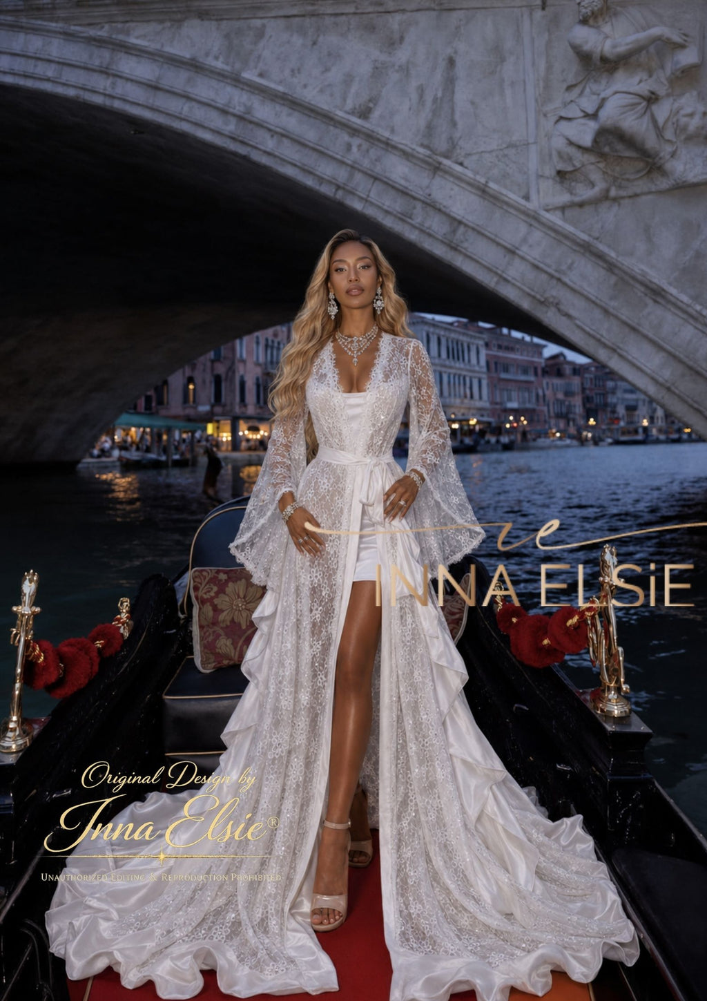 OLBIA Lace Bridal Robe