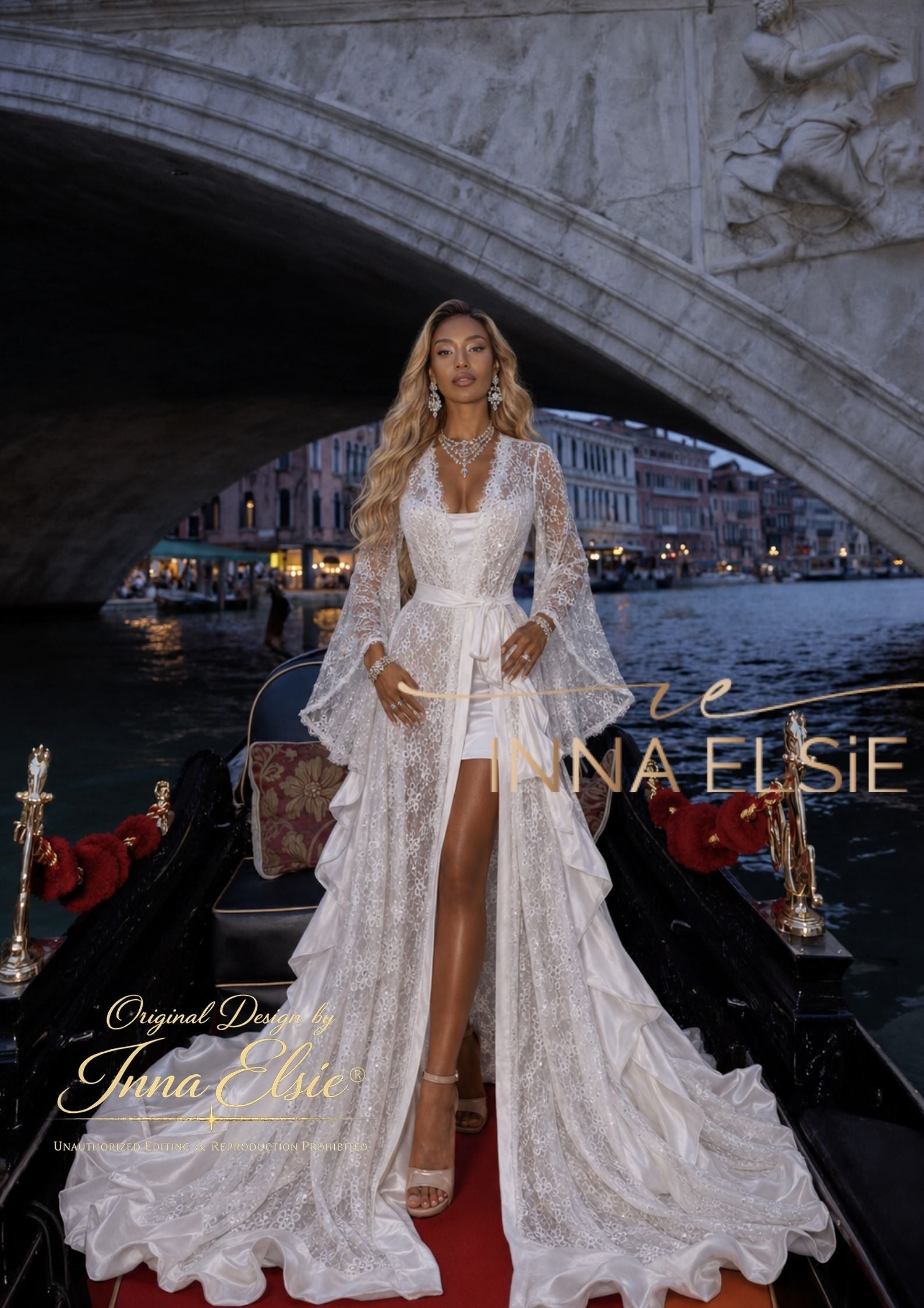 OLBIA Lace Bridal Robe