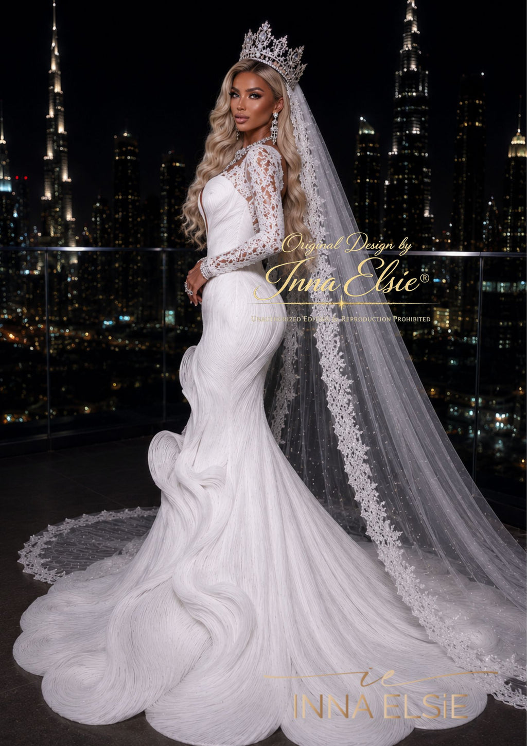GALINNA Scuplted Couture Wedding Dress