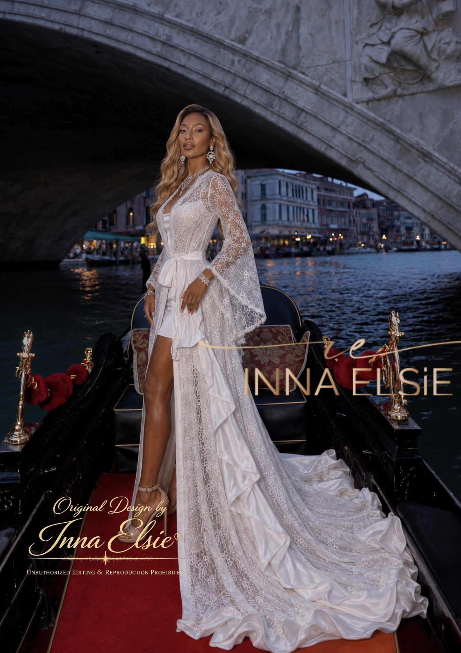 OLBIA Lace Bridal Robe