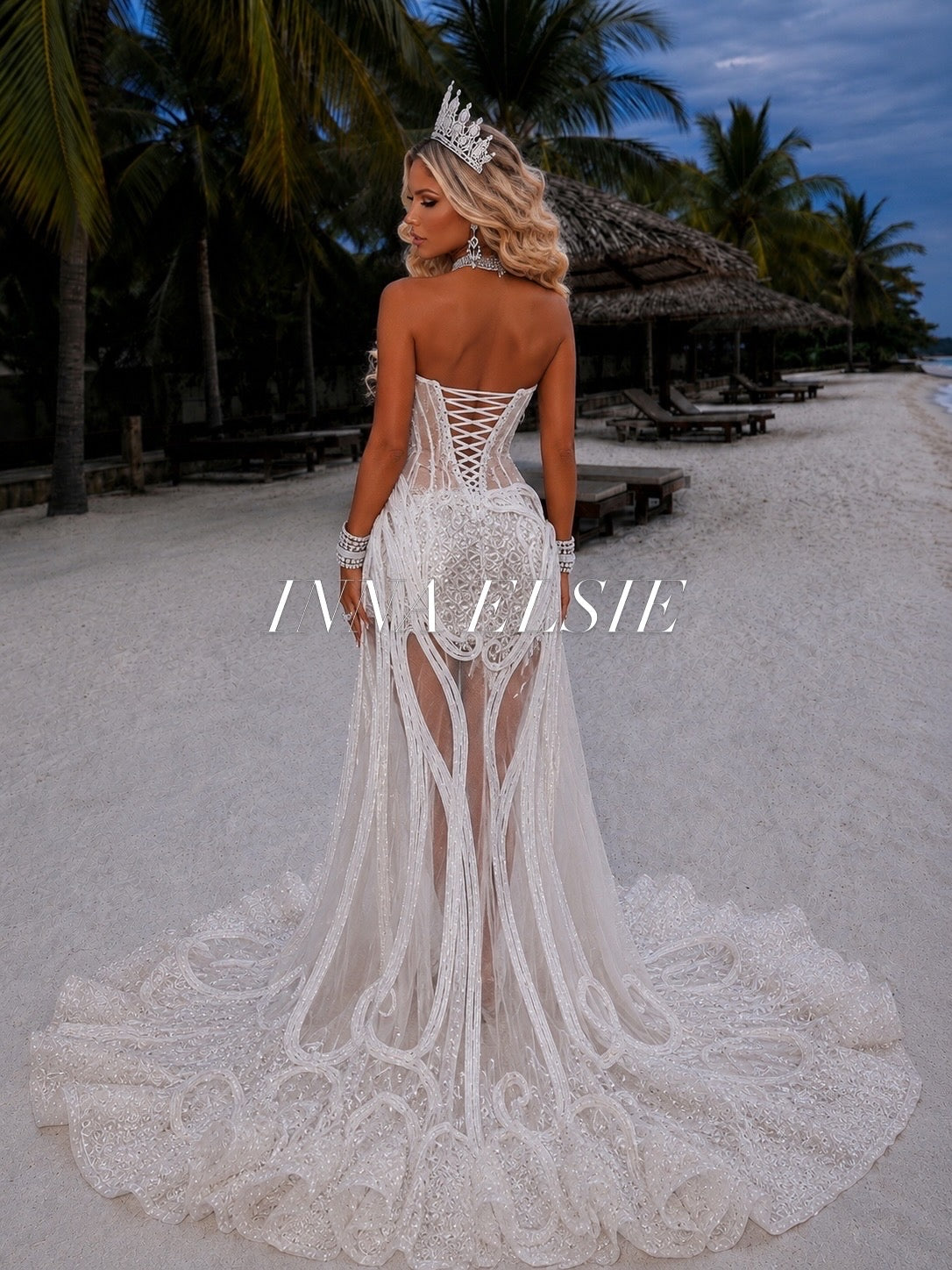 VANESSA Structured Off-Shoulder Wedding Dress
