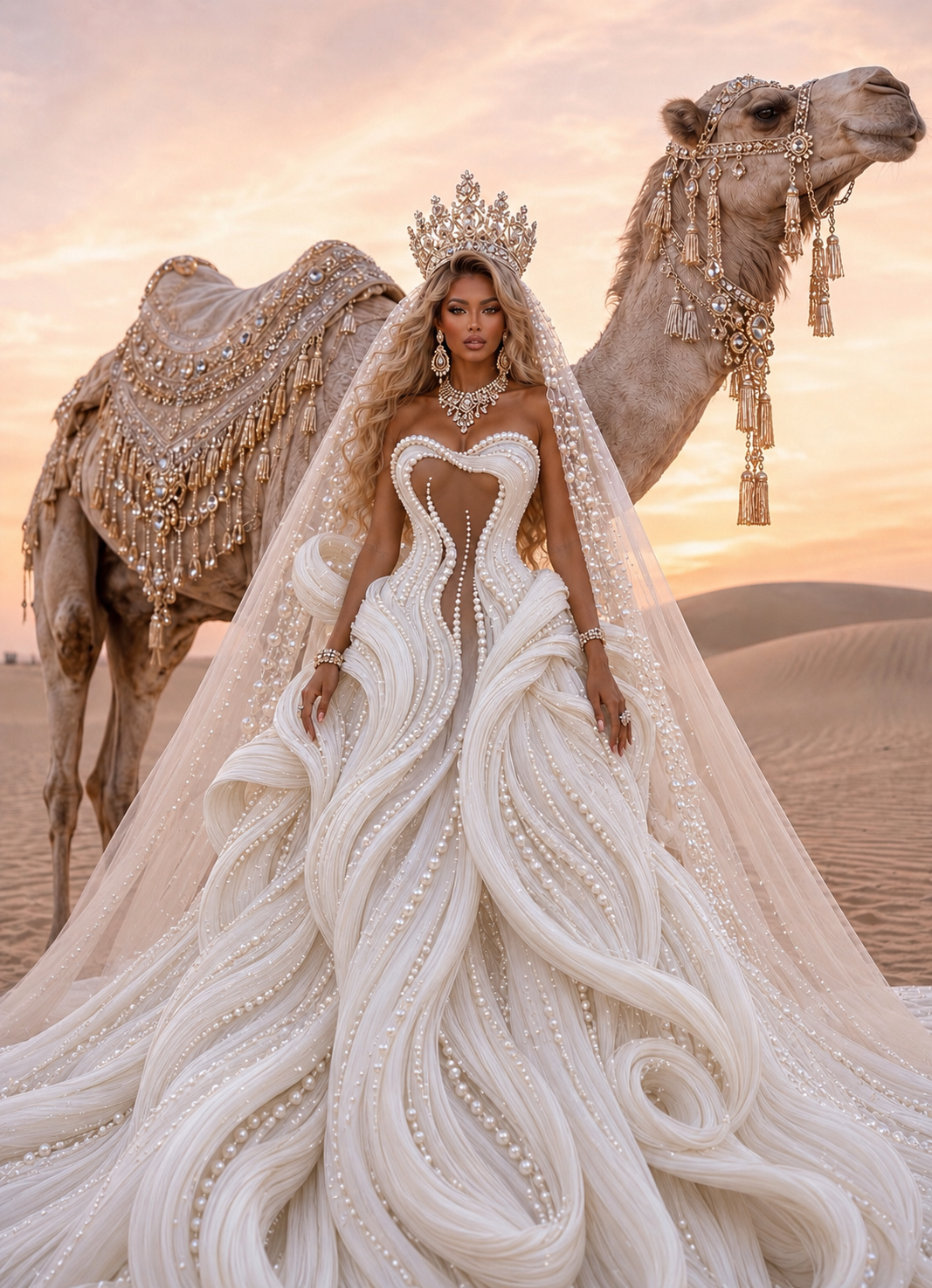 MIRTA Sculpted lCouture Gown