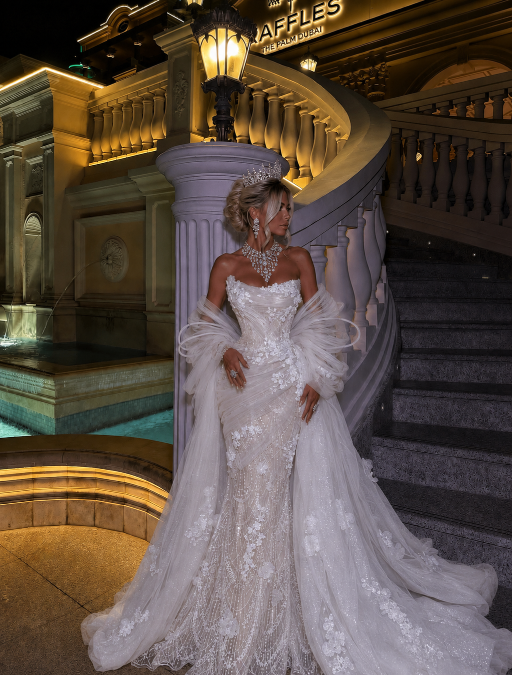 DAMALIA Sculpted Couture Gown
