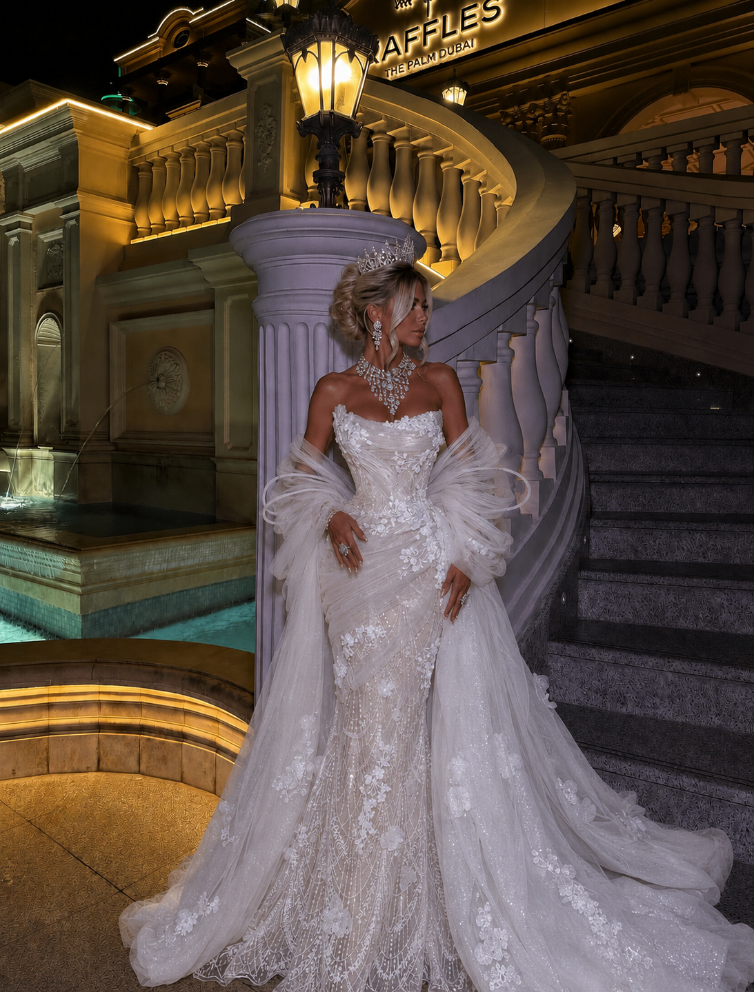 DAMALIA Sculpted Couture Gown