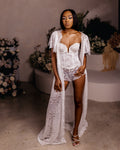 FIORENTINA Luxury Lace Bridal Robe