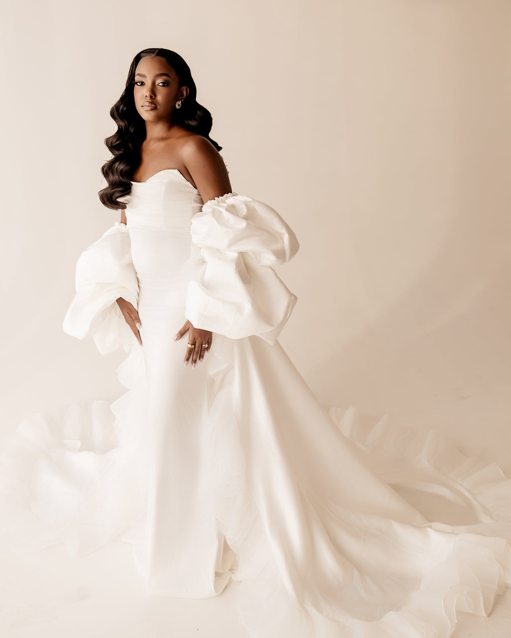 DOLCE Luxury Bridal Robe Cape