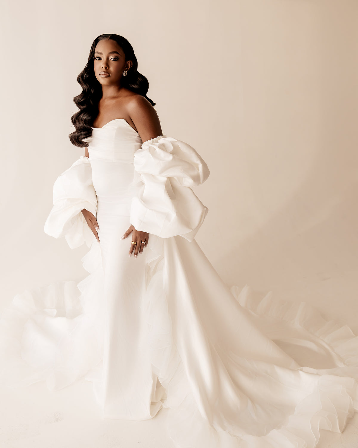 DOLCE Luxury Bridal Robe Cape