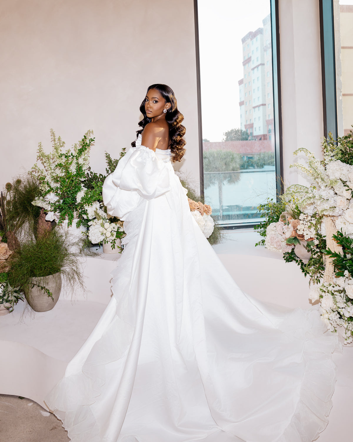DOLCE Luxury Bridal Robe Cape