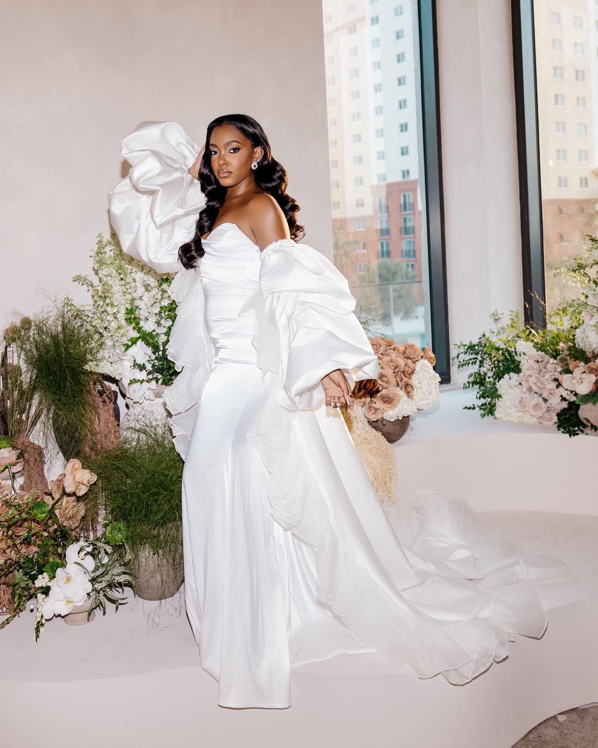 DOLCE Luxury Bridal Robe Cape