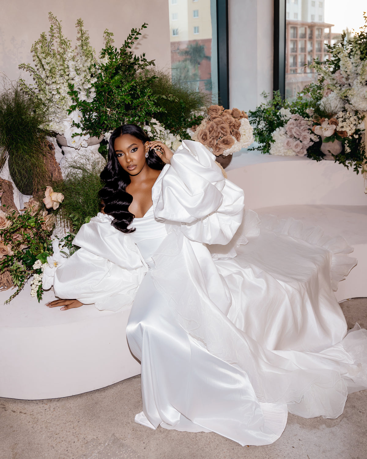 DOLCE Luxury Bridal Robe Cape