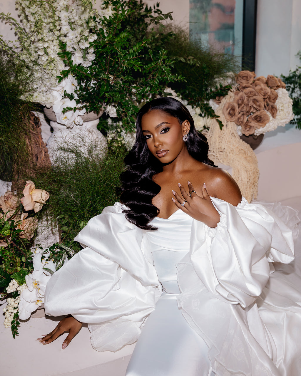 DOLCE Luxury Bridal Robe Cape