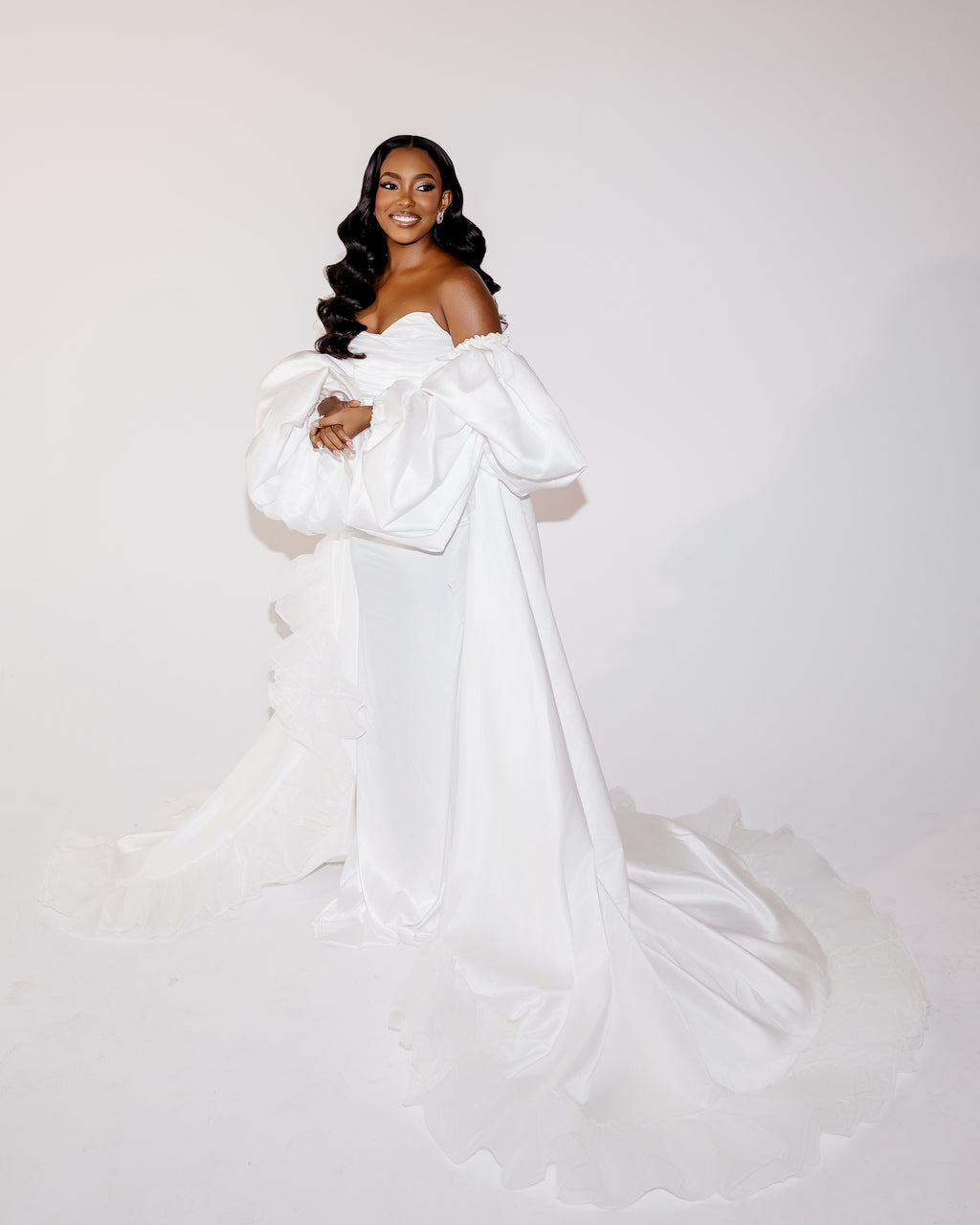 DOLCE Luxury Bridal Robe Cape