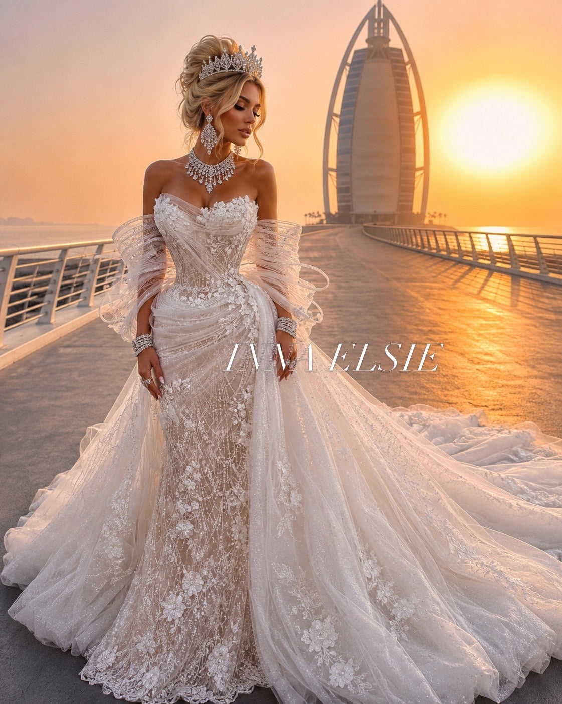 DAMALIA Sculpted Couture Gown