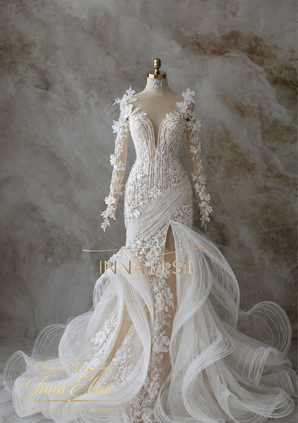 ASIANA Sculpted Couture Gown