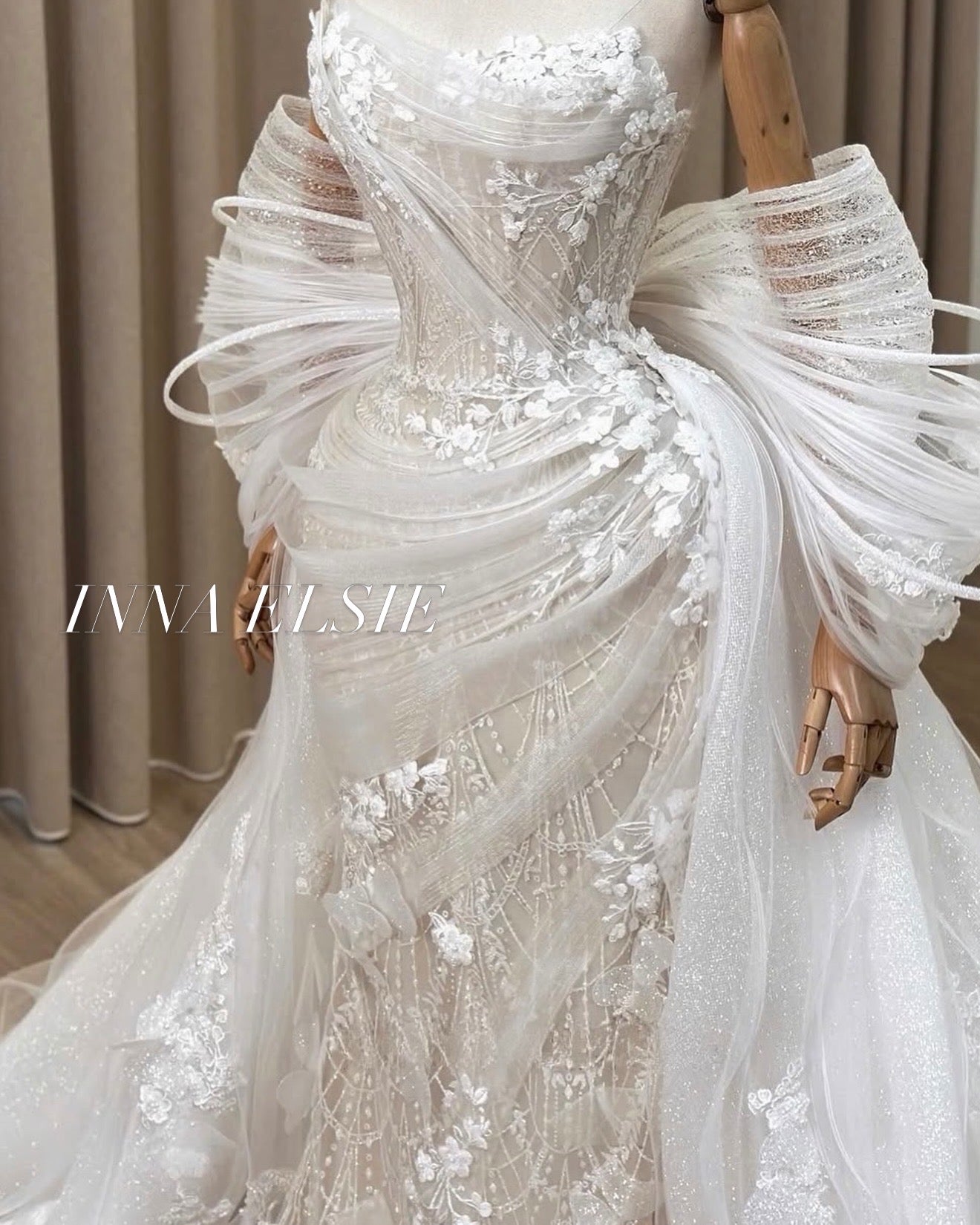 DAMALIA Sculpted Couture Gown