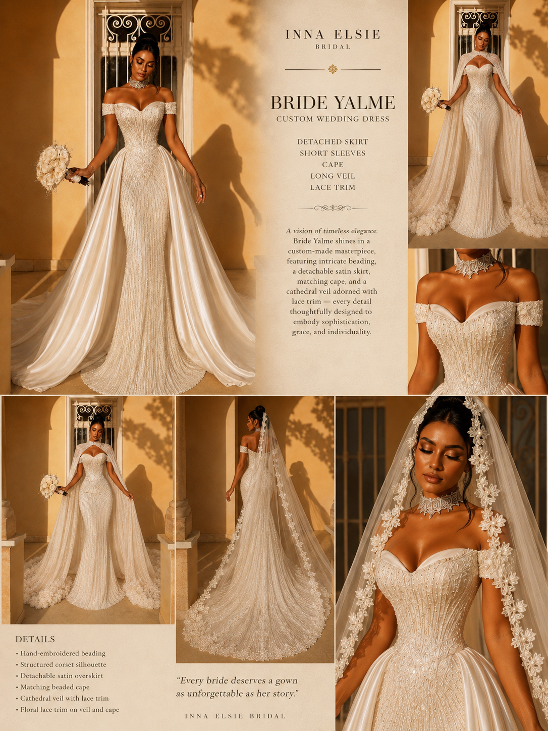 CUSTOM BRIDAL DRESS