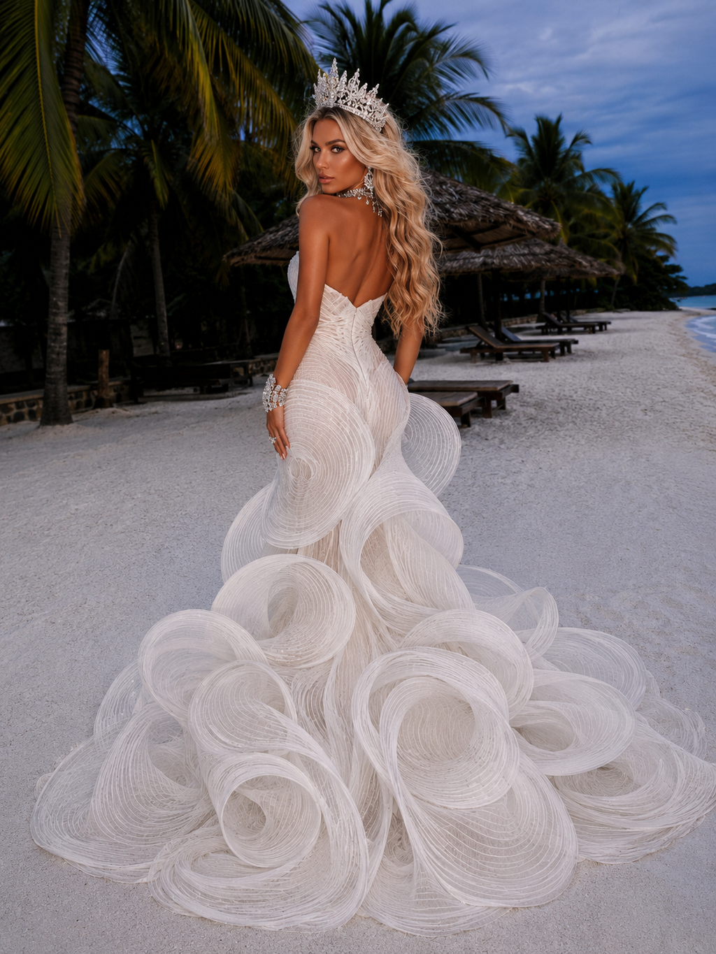 VERONA Sculptural Goddess Couture Gown