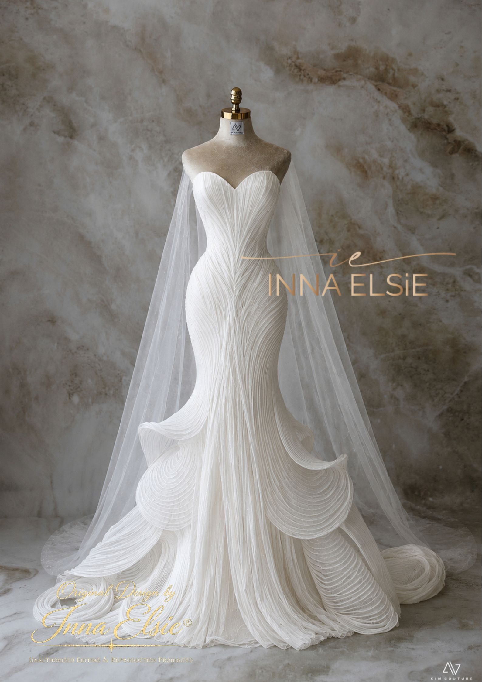 VERONA Sculptural Goddess Couture Gown