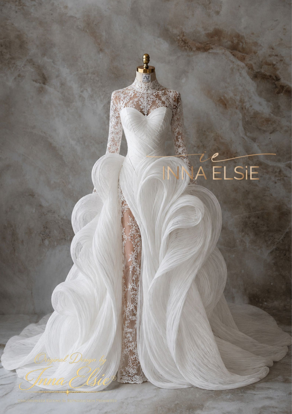 HANNA Sculptural Couture Wedding Dress