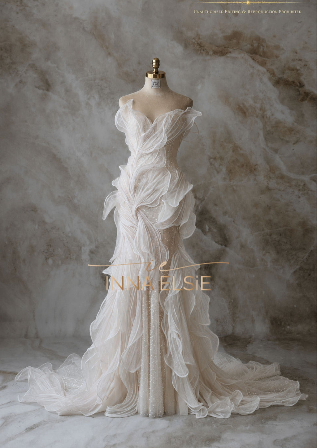 ZOYA Sculpted Ethereal Gown