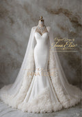ALMA Wedding Dress with Cape