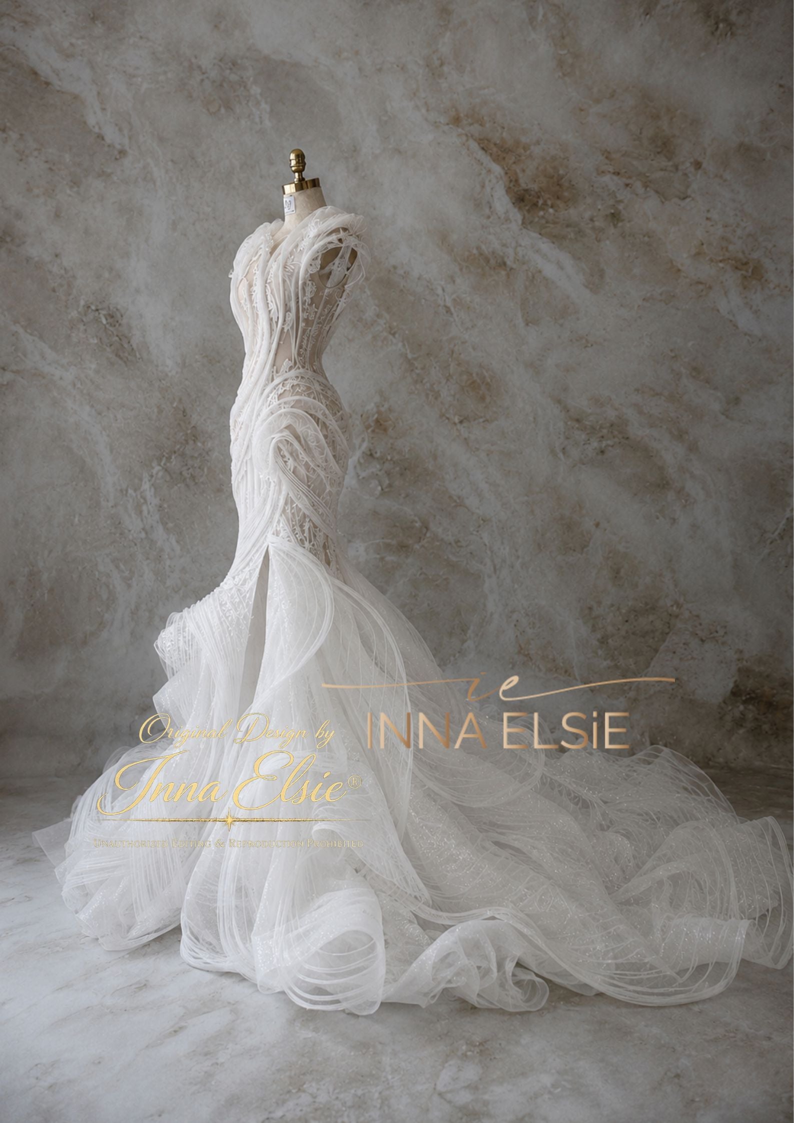 DOLORES Sculptured Couture Gown