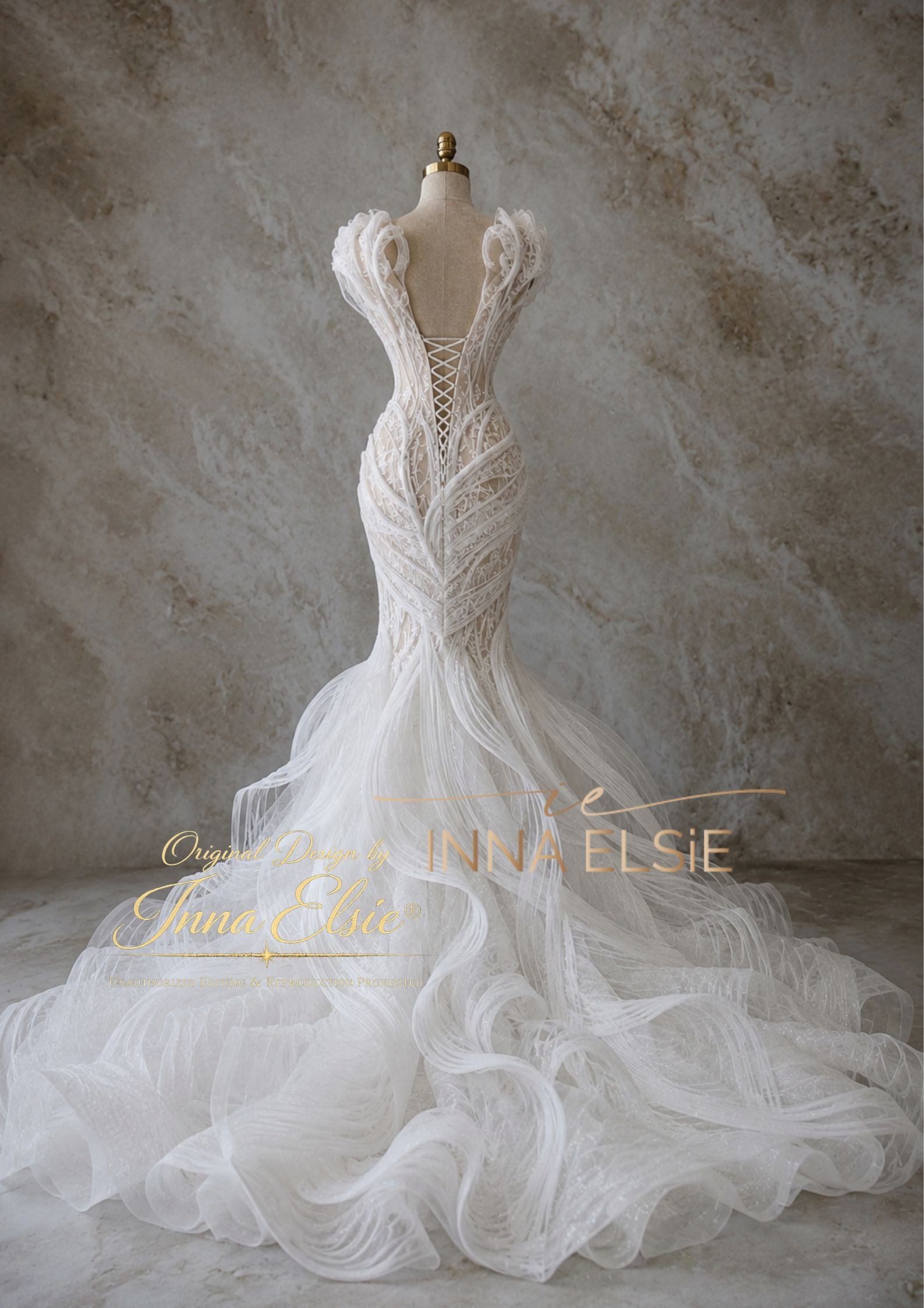 DOLORES Sculptured Couture Gown