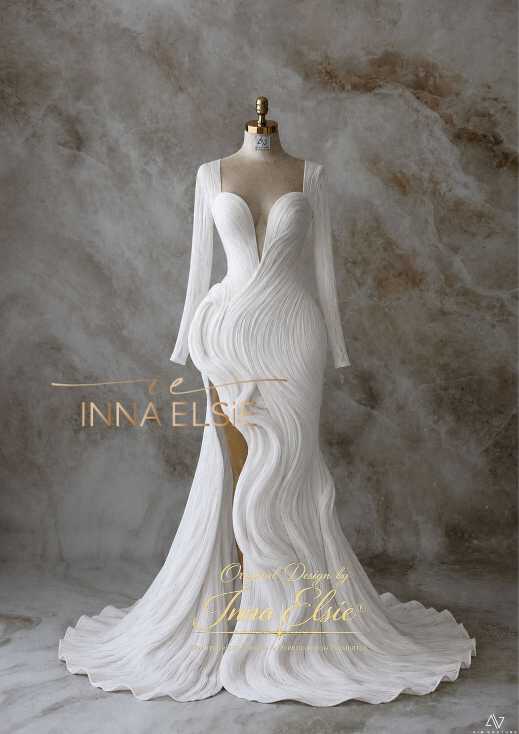 LARIANNA Sculpted Couture Wedding Dress