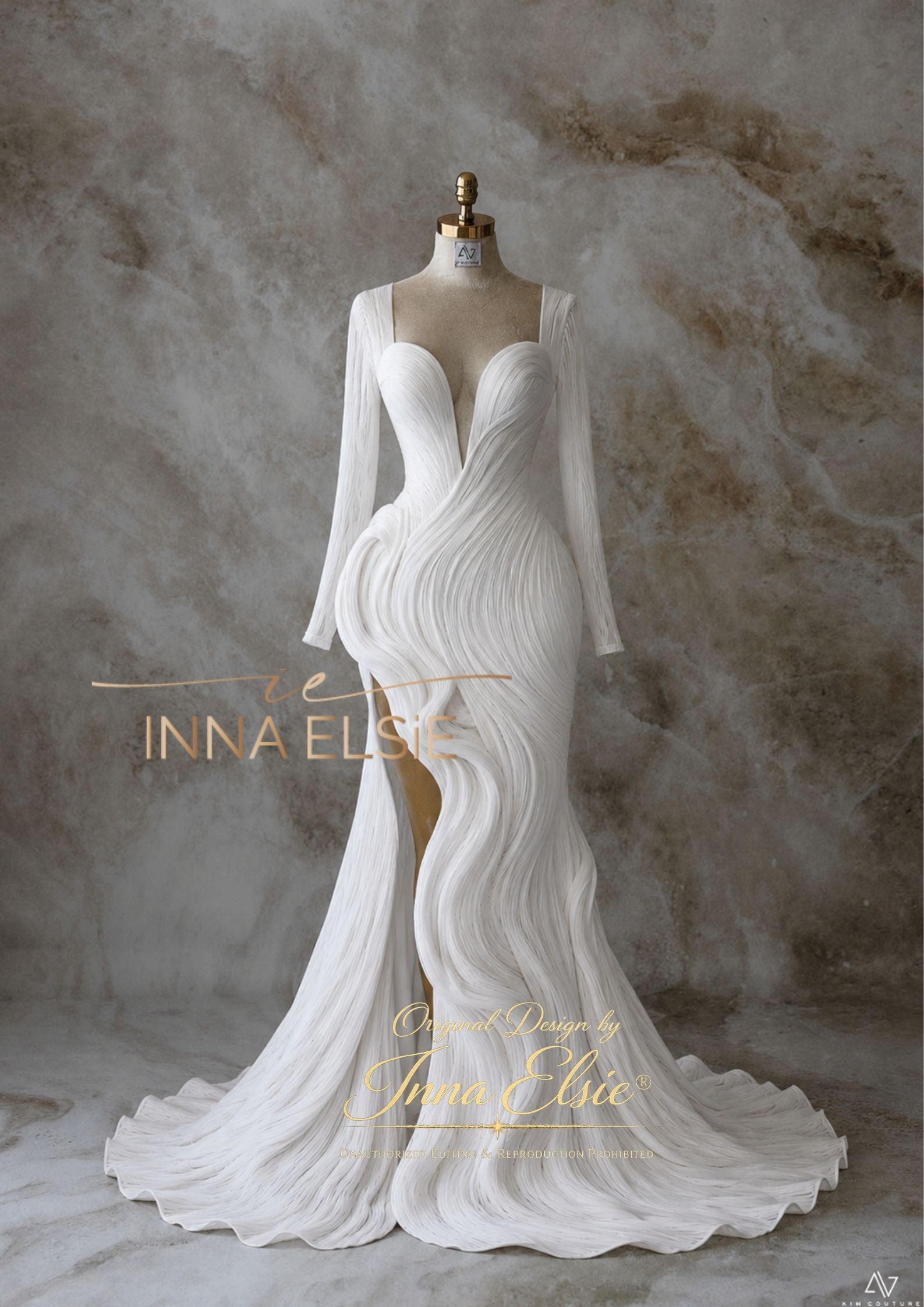 LARIANNA Sculpted Couture Wedding Dress