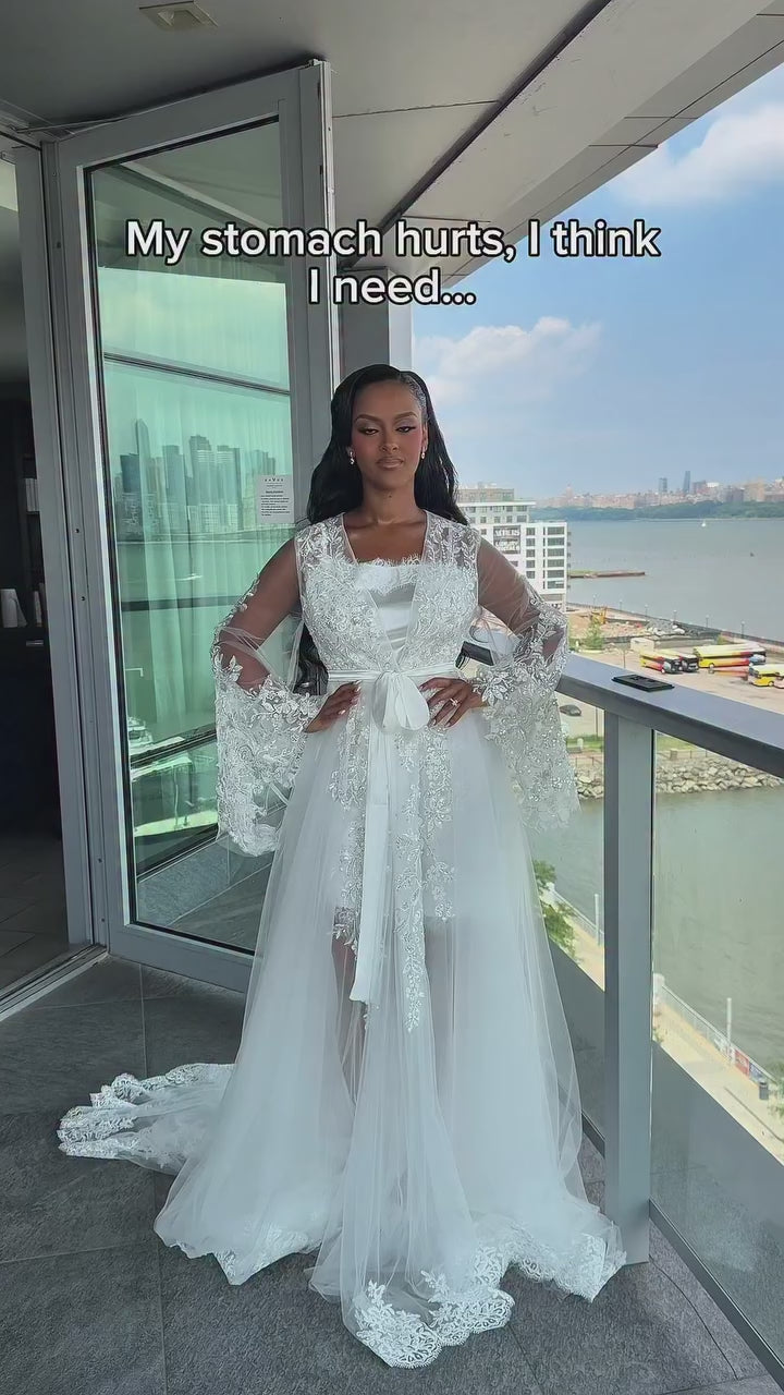 SHANA Luxury Bridal Robe// Chosen by the Wives of Professional Athletes